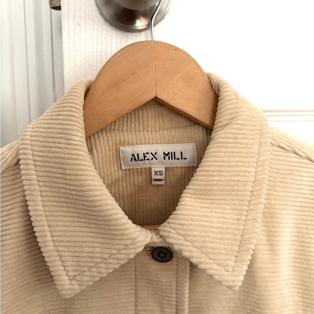 Alex Mill Camden Jacket In Light Bone Corduroy / XS - Picture 4 of 4